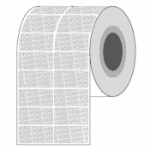 VOID LABEL 51 X 25 MATTE SILVER
