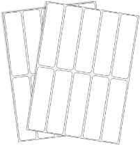 OFFICE LABLES Size:75mm x 20mm inches 2.95“ x 0.78”
