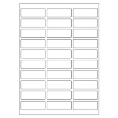 LASER SHIPPING LABELS 67X25mm Inches = 3" x 1"
