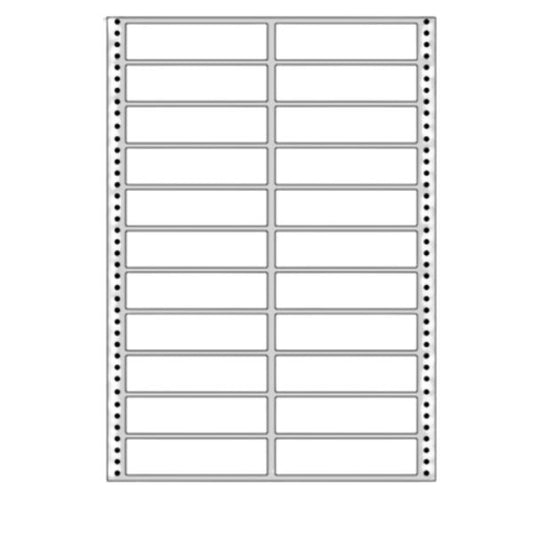 Continuous adhesive labels
