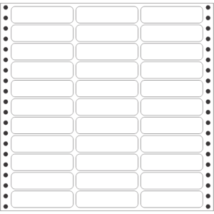 computer labels in continuous form 3.50' x 0.94  88.9mmx23.8mm