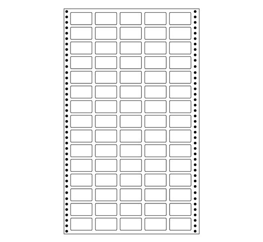 computer labels in continuous form 1.02'x0.59' 26mmx15mm
