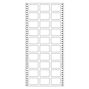 computer labels in continuous form 1.30' x 0.87' 33.2mmx22.2mm