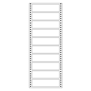 computer labels in continuous form 3.5' x 0.93' 88.9mmx23.8mm